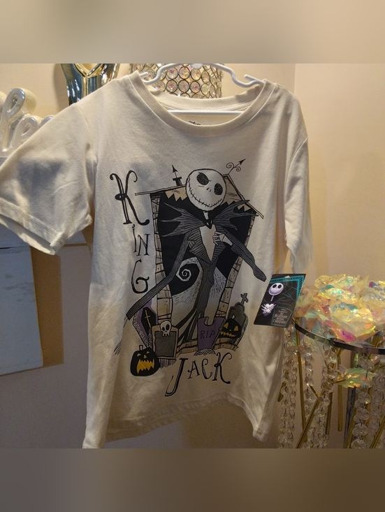 Disney Other - Disney The Nightmare Before Christmas Jack Skellington Tee - White & Black